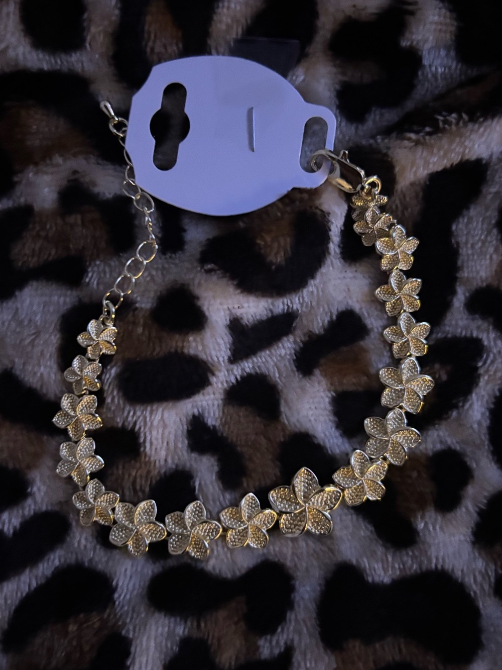 Sanrio Gold Floral Link Necklace